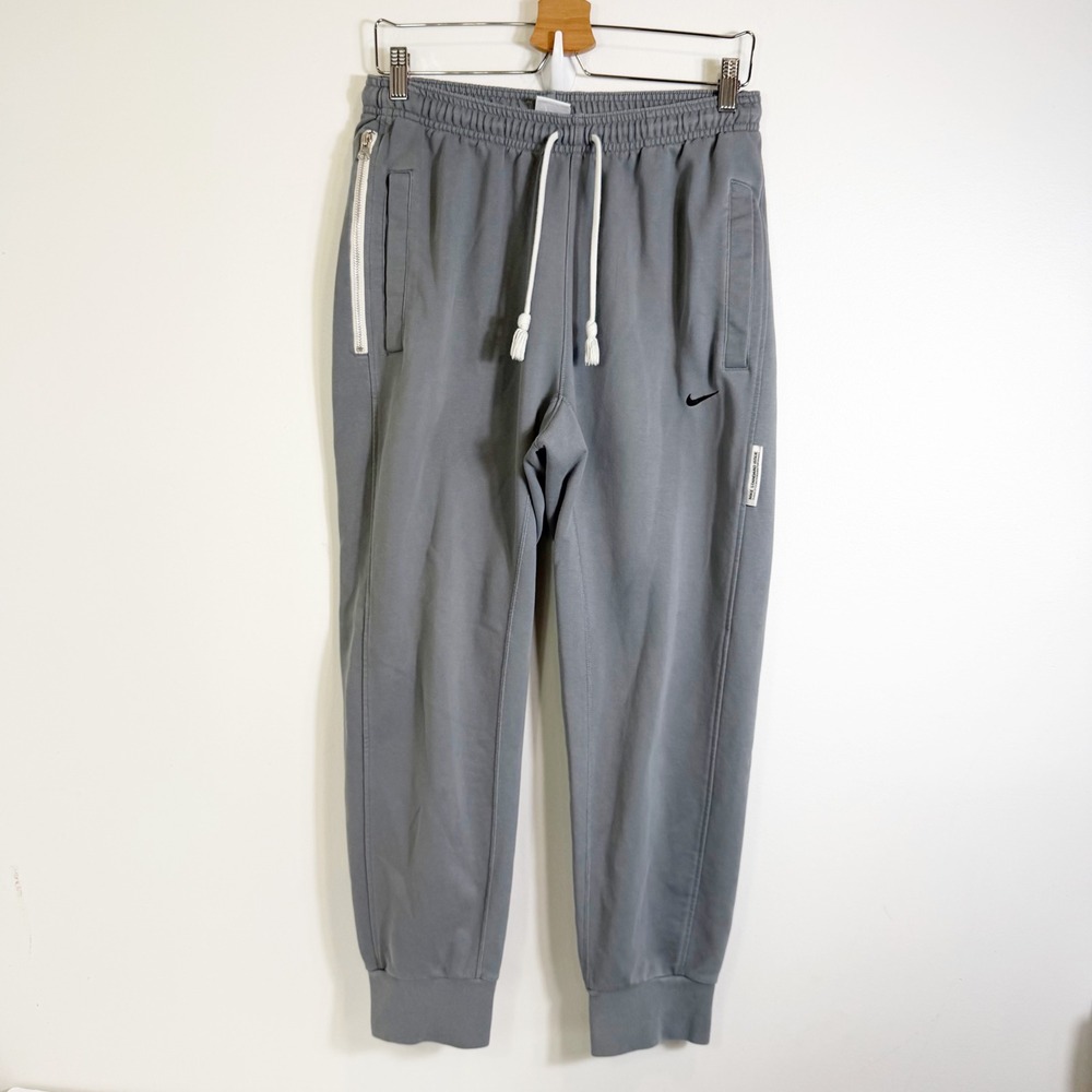 Nike Standard Issue Joggers Mens Medium Grey Dri-FIT Sweatpants CK6365-063
